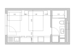 Apartamento T0 - Porto Santo, Porto Santo, Ilha da Madeira - Miniatura: 13/15